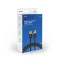 Savio CL-176 DisplayPort-kaabel 3 m Must Savio CL-176 DisplayPort-kaabel 3 m Must