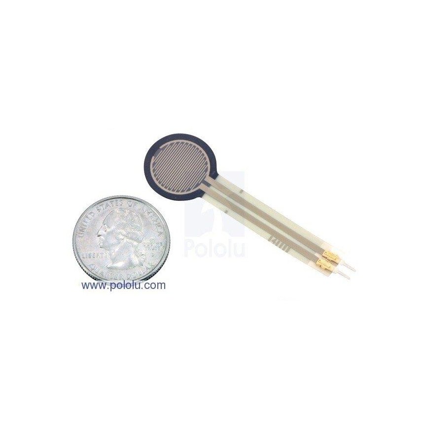 Force sensor FSR-402, 2kg round 18mm, Pololu 1696 – 3