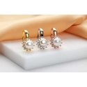 Brilio Silver Brilio Silver Elegant bronze earrings with zircons EA788R Brilio Silver Brilio Silver Elegant bronze earrings with zircons EA788R