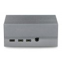Oem Aluminum Case for Raspberry Pi 4B with Fan - Gray Oem Aluminum Case for Raspberry Pi 4B with Fan - Gray