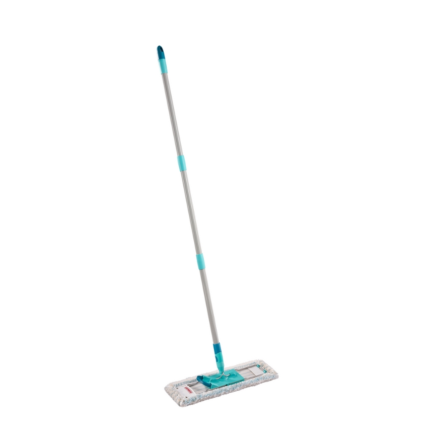 Leifheit Lattiaharja taittokahvalla laatikossa "Profi XL puuvilla plus" 42 cm