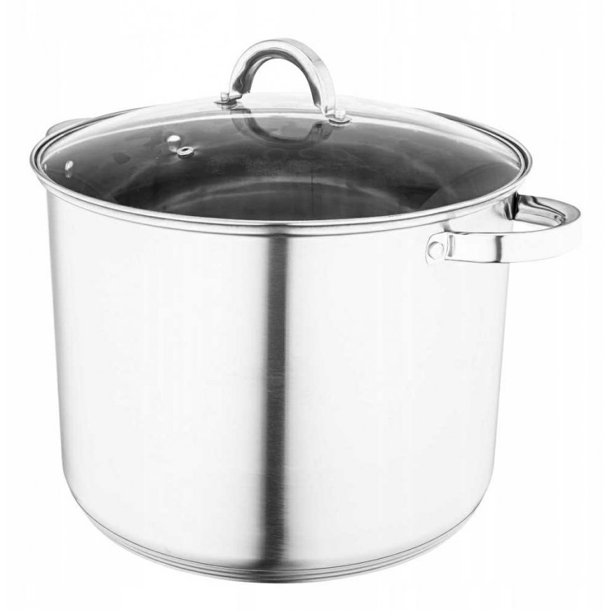 Altomdesign pot with glass lid Fabio, 15 l – 5