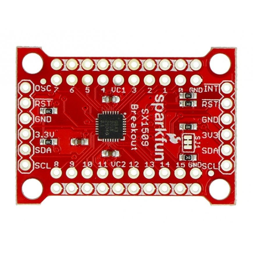 SX1509, GPIO išplėtimas 16 I/O, skirtas Arduino, SparkFun BOB-13601 – 2