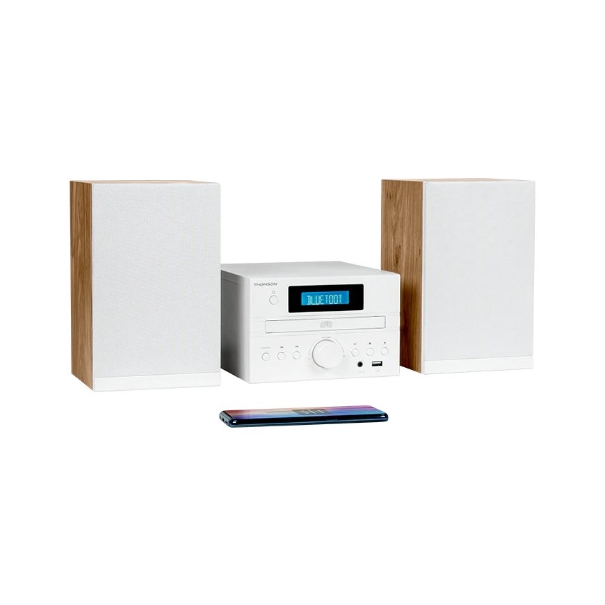 Thomson MIC122BT Home audio micro system 10 W Black, Silver – 2