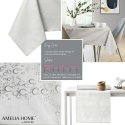 Tablecloth Vesta cream pressed modern 80x80 AmeliaHome Tablecloth Vesta cream pressed modern 80x80 AmeliaHome