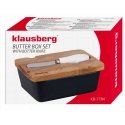 POSELIINIVOIKULO VEITELLÄ JA KANNELLA AKACJA KLAUSBERG KB-7784 Musta POSELIINIVOIKULO VEITELLÄ JA KANNELLA AKACJA KLAUSBERG KB-7784 Musta