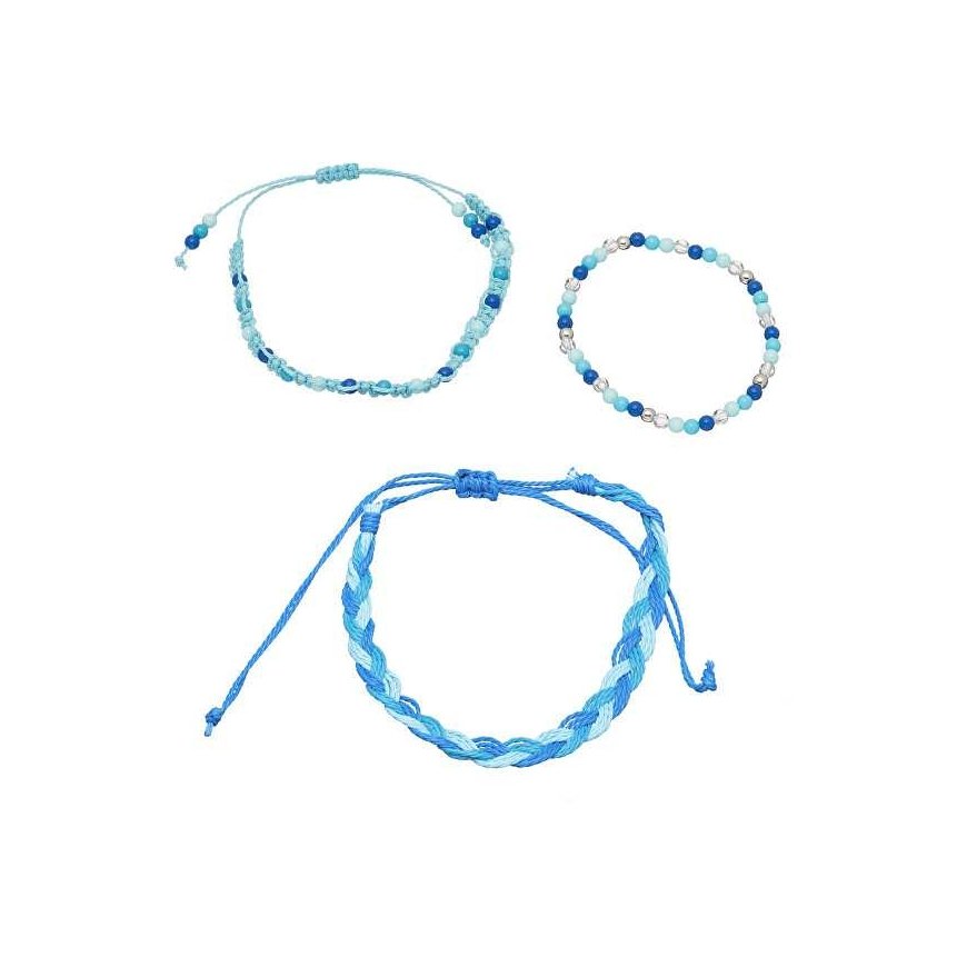 Troli Blue bracelet set for children (3 pcs.)