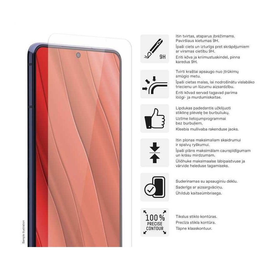 Toti TEMPERED glass 2D screen protector for Samsung Galaxy A36/A56/S24 FE – 5