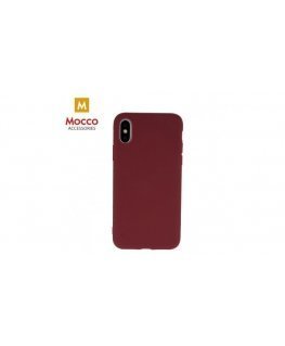 Mocco Ultra Slim Soft Matte 0.3 mm Silicone Case for Samsung Galaxy A21 Dark Red