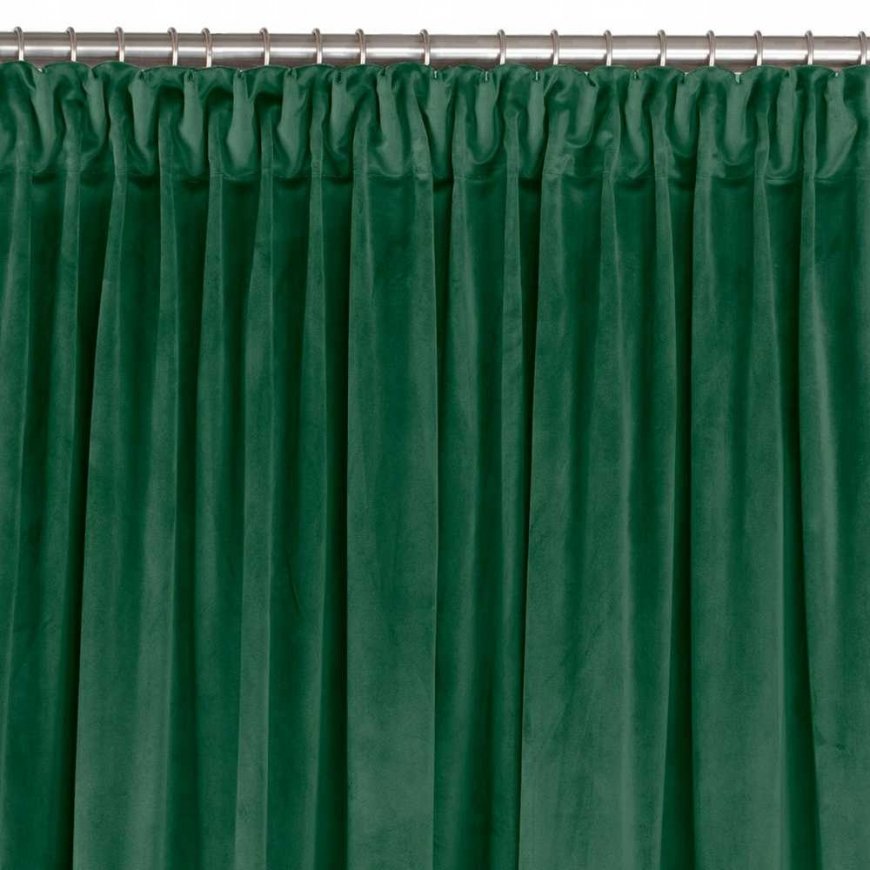 Homede Curtain color green style classic