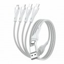 4smarts 541024 USB cable 1.2 m USB A/USB C USB C/Micro USB-A/Lightning White