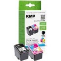 KMP 1763,4005 tintes kārtridžs 2 pcs Saderība Melns, Tirkīzzils, Fuksīns, Dzeltens