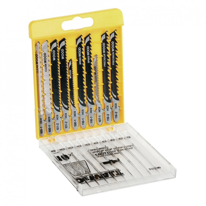 DeWALT DT2290-QZ finierzāģis/zobenzāģa asmens Figūrzāģa asmens Ātrgriezējtērauds (HSS) 10 pcs – 2