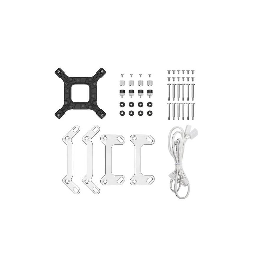 DeepCool LD360 White Processor All-in-one liquid cooler 12 cm 1 pc(s) – 5