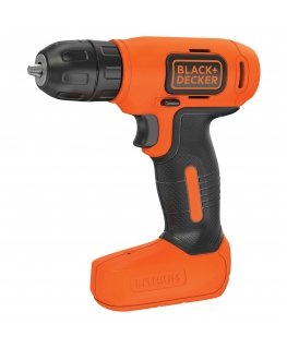 Black & Decker BDCD8-QW drill Keyless Black, Orange