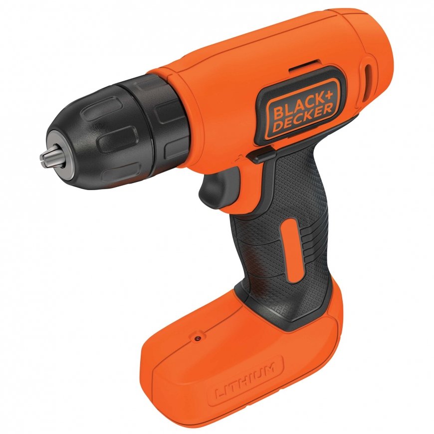 Black & Decker BDCD8-QW porakone Avaimeton musta, Oranssi – 2