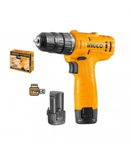 Ingco CDLI12428 дрель 750 RPM Желтый