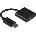 Deltaco DP-HDMI13 videokaapeli-adapteri 0,2 m DisplayPort HDMI-tyyppi A (vakio) musta Deltaco DP-HDMI13 videokaapeli-adapteri 0,2 m DisplayPort HDMI-tyyppi A (vakio) musta
