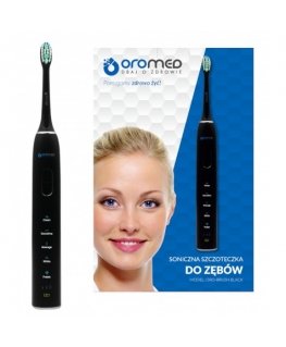 Oromed ORO-BRUSH BLACK elektriskā zobubirste Pieaugušo Sonic zobu suka Melns