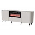 Cama Volare chest of drawers 200 x 39 x 75 cm cashmere + fireplace Cama Volare chest of drawers 200 x 39 x 75 cm cashmere + fireplace