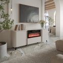 Cama Volare chest of drawers 200 x 39 x 75 cm cashmere + fireplace Cama Volare chest of drawers 200 x 39 x 75 cm cashmere + fireplace