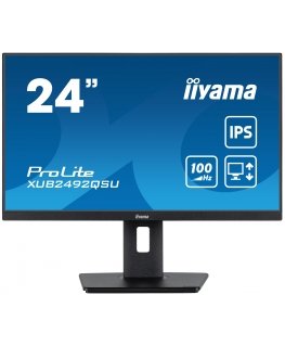 iiyama ProLite XUB2492QSU-B1 computer monitor 60.5 cm (23.8") 2560 x 1440 pixels Wide Quad HD LED Bl