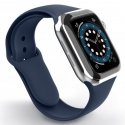 Swissten Silicone Band for Apple Watch 42-44mm Navy - 8595217477155 Watch strap