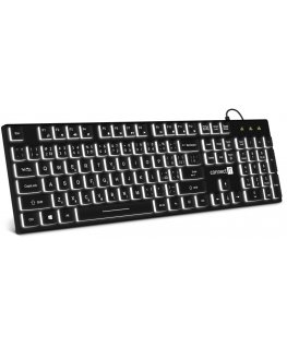 Connect IT CKB-5051-CS tastatūra Birojs USB Čehu, Slovāku Melns