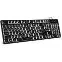 Connect IT CKB-5051-CS клавиатура Офисная USB Чешский, Словацкий Черный