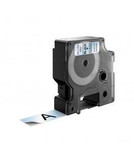 DYMO D1 Standard - Black on Transparent - 19mm