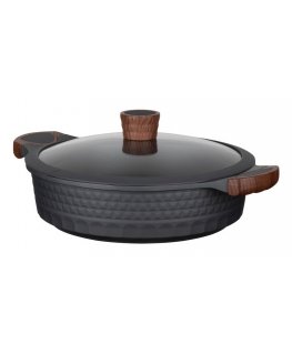 Resto Kitchenware 93506 kastrul 4,4 l Ümmargune Must, Puit