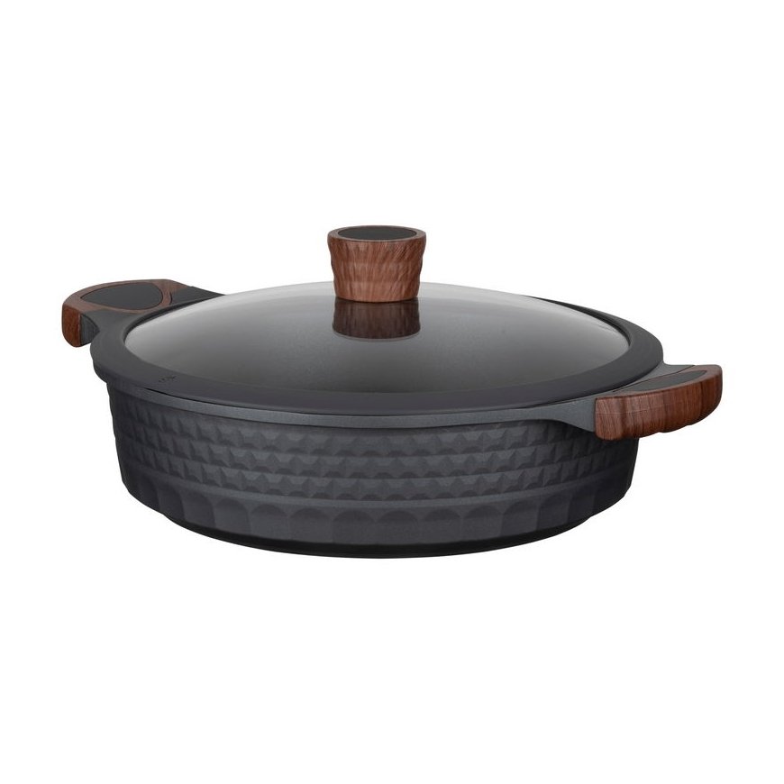Resto Kitchenware 93506 кастрюля 4,4 L Круглый Черный, Дерево