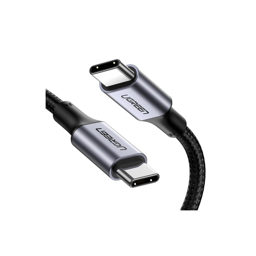 Ugreen 70427 USB cable USB 2.0 1 m USB C Black, Silver