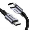 Ugreen 70427 USB kabelis USB 2.0 1 m USB C Juoda, Sidabras Ugreen 70427 USB kabelis USB 2.0 1 m USB C Juoda, Sidabras