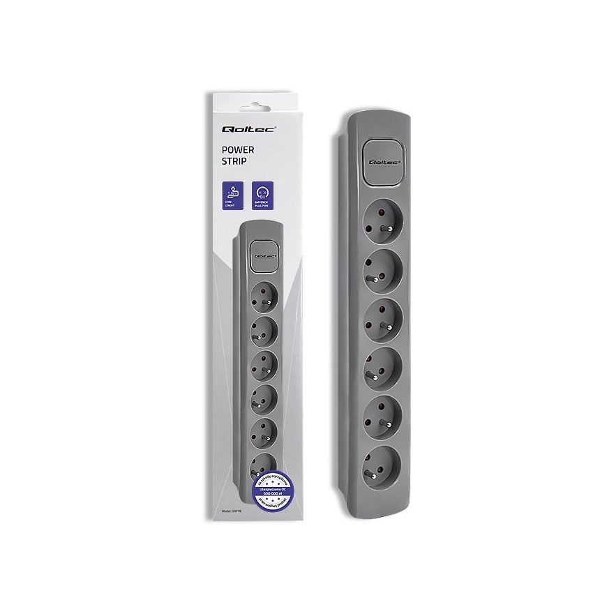 Qoltec 50277 pagarinātājs 1,8 m