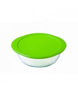 Pyrex PYRG4CRD20 toidusäilitusnõu Ümmargune Karp Roheline, Läbipaistev 1 tk