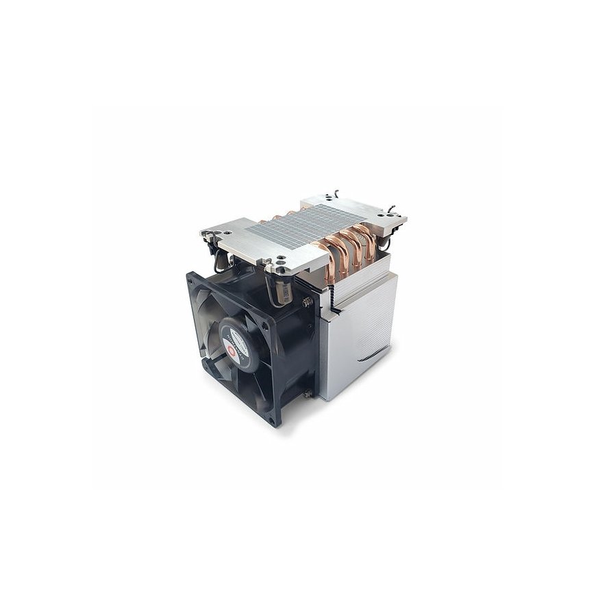 Dynatron S6 система охлаждения компьютера Процессор Air cooler 8 cm Алюминий, Черный 1 шт – 5