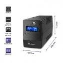 Qoltec Monolith uninterruptible power supply (UPS) Double-conversion (Online) 0.45 kVA 240 W 2 AC ou Qoltec Monolith uninterruptible power supply (UPS) Double-conversion (Online) 0.45 kVA 240 W 2 AC ou