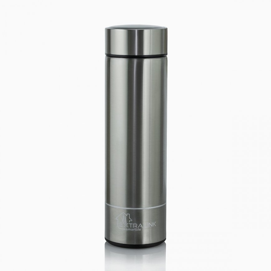 Extralink Thermal mug Smart Travel Mug Silver with LED display – 3