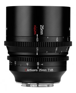 7Artisans 25mm T1.05 MILC Elokuvaobjektiivi musta