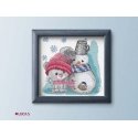 luca S Cross stitch kit Cat and friends SB1199 luca S Cross stitch kit Cat and friends SB1199