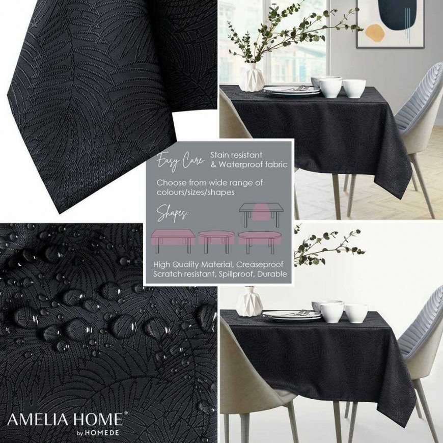 AmeliaHome Staltiesė Gaia juoda 100x100 – 2