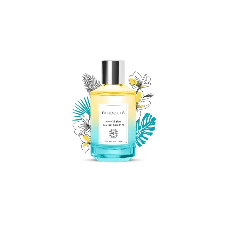 Parfums Berdoues, Monoi & Tiare, Eau De Toilette, Unisex, 100 ml