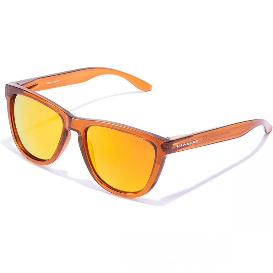 Unisex aurinkolasit Hawkers One Raw Polarisoitu Ø 55,7 mm vaaleanpunainen kirkas