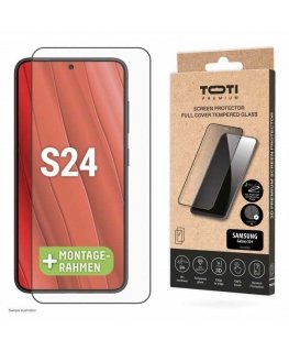 Toti Premium PREMIUM TEMPERED glass 3D screen protector full cover for Samsung Galaxy S24