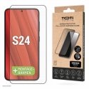 Toti Premium PREMIUM TEMPERED lasinen 3D näytönsuoja täysi kansi Samsung Galaxy S24:lle Toti Premium PREMIUM TEMPERED lasinen 3D näytönsuoja täysi kansi Samsung Galaxy S24:lle