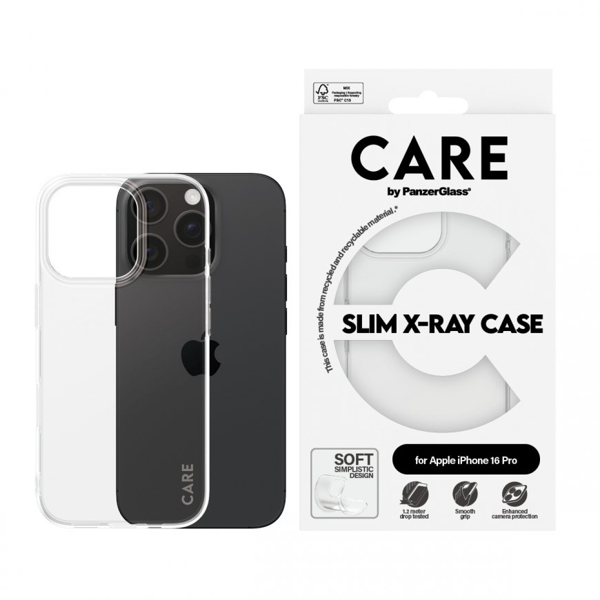 PanzerGlass CARE by PG TP X-Ray Soft B iPhone16P 6.3 matkapuhelimen suojakotelo Suojus Läpinäkyvä – 2