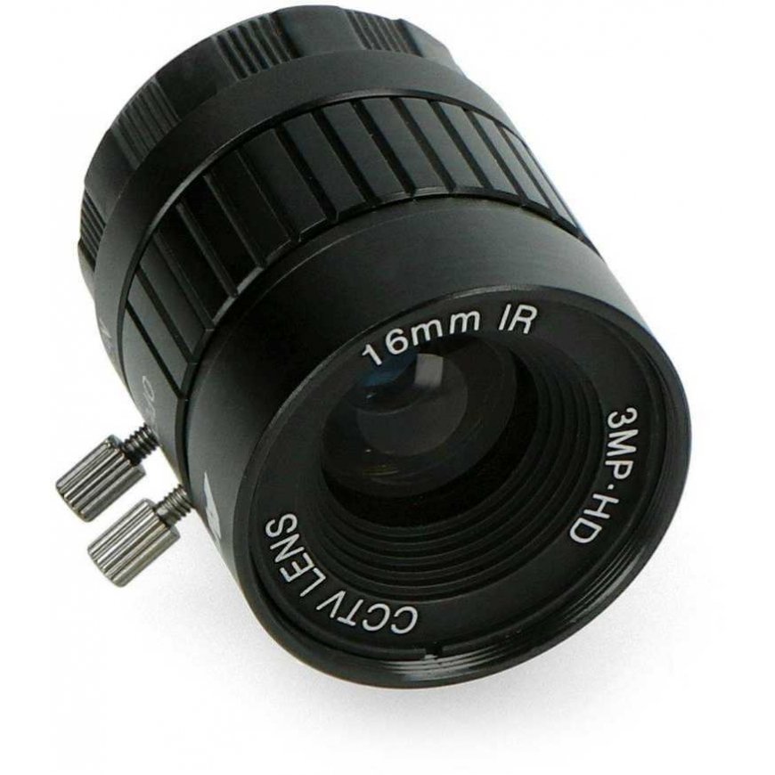 CS-Mount lens 16mm, manual focus, for Raspberry Pi camera, ArduCam LN050 – 2