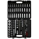 133-piece hex socket set KS TOOLS 1/4" 3/8" 1/2" 133-piece hex socket set KS TOOLS 1/4" 3/8" 1/2"