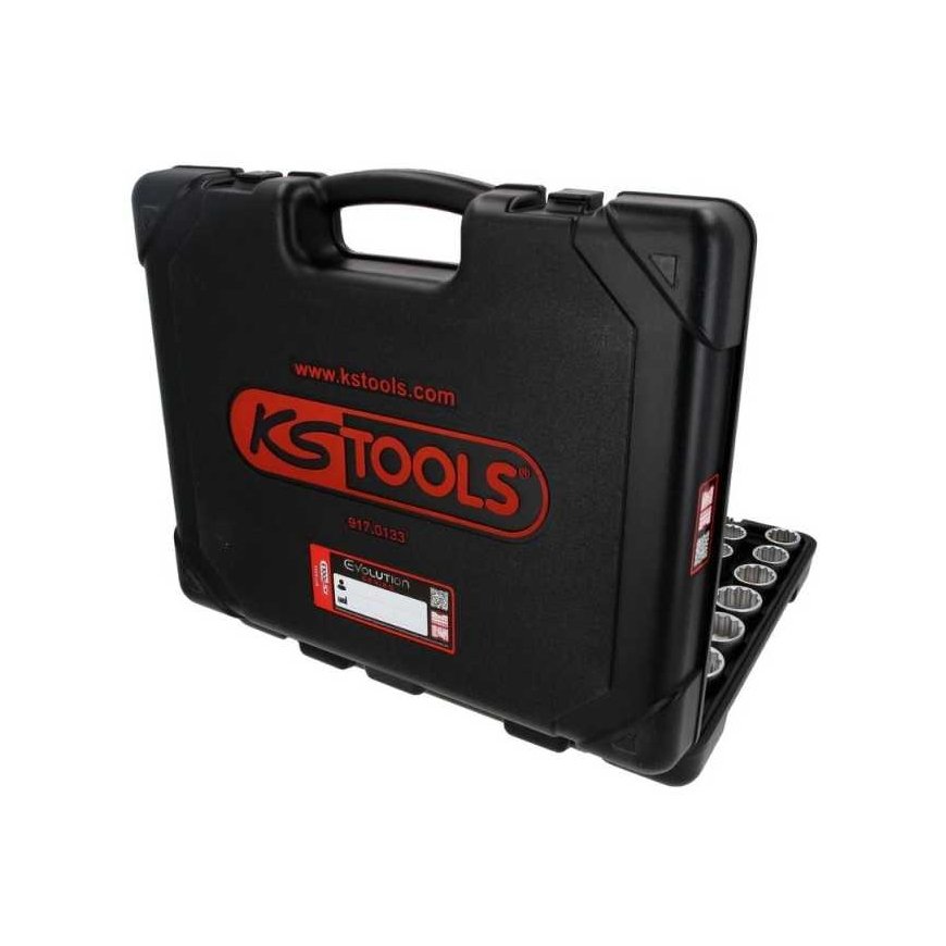 133-piece hex socket set KS TOOLS 1/4" 3/8" 1/2" – 3